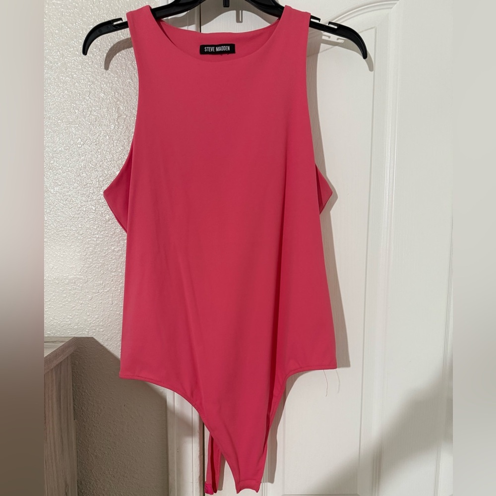 Steve Madden Vibrant Pink Bodysuit